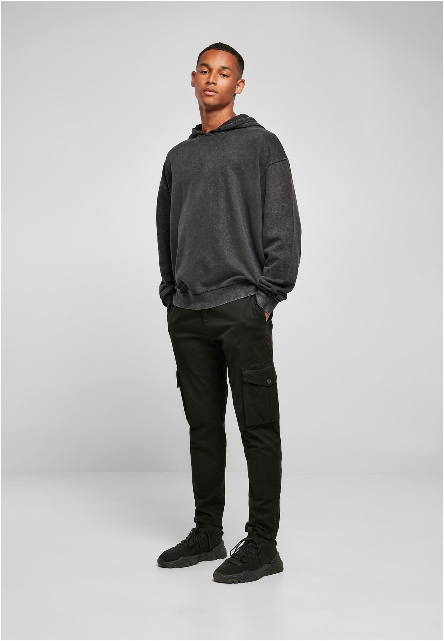 Acid washed oversize hoodie